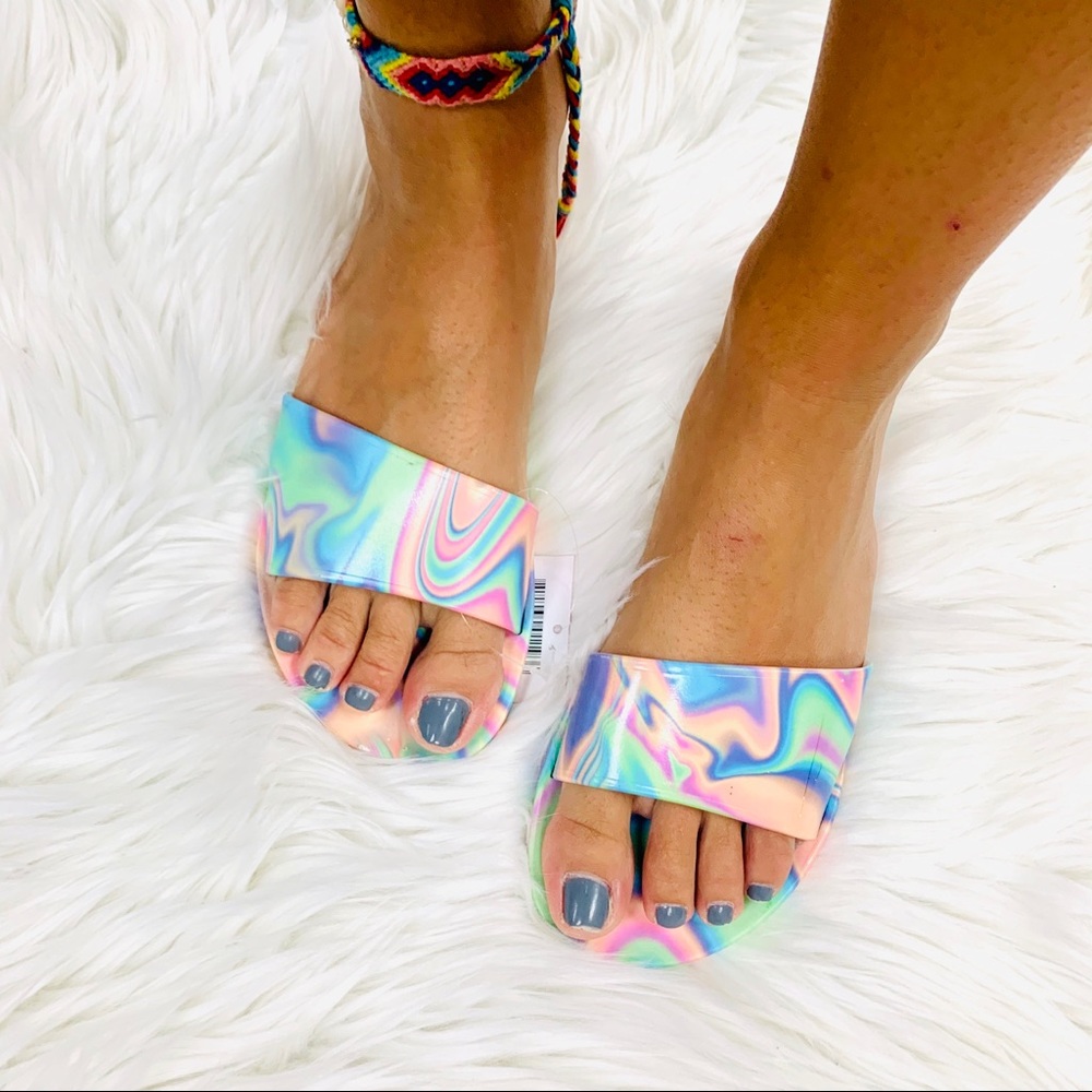 Tie dye swirl sandal - Picture 5 of 7